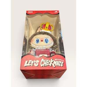 Pop Mart The Monsters Labubu Lets Checkmate King Vinyl Plush Doll 100% AUTHENTIC
